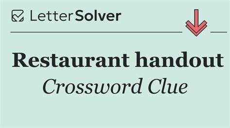sales reps handout crossword clue